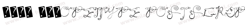 思源未体 常规(OpenType PostScripty字体转换